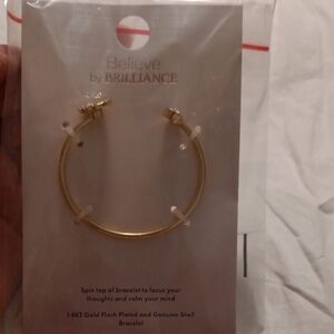 Gold-Plated Meditation Bracelet